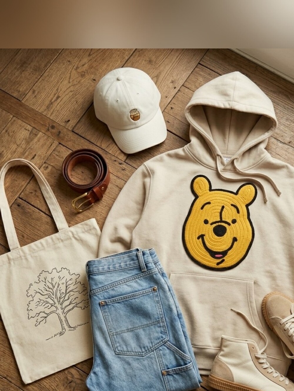 Disney's Winnie the Pooh Embroidered Licensed Woman's Hoodie